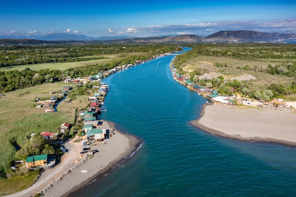 Fluss Bojana 