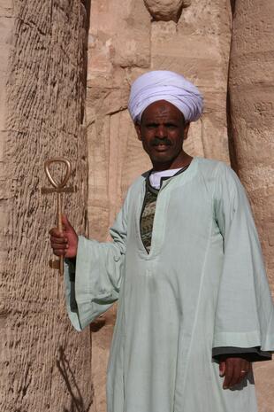 Wächter vor Tempel von Abu Simbel