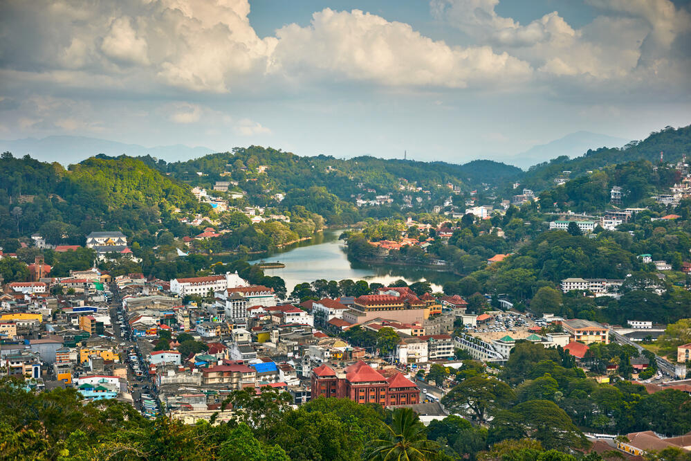Panoramablick auf Kandy