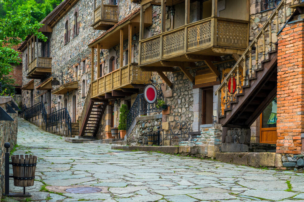Alte Straße in Dilijan