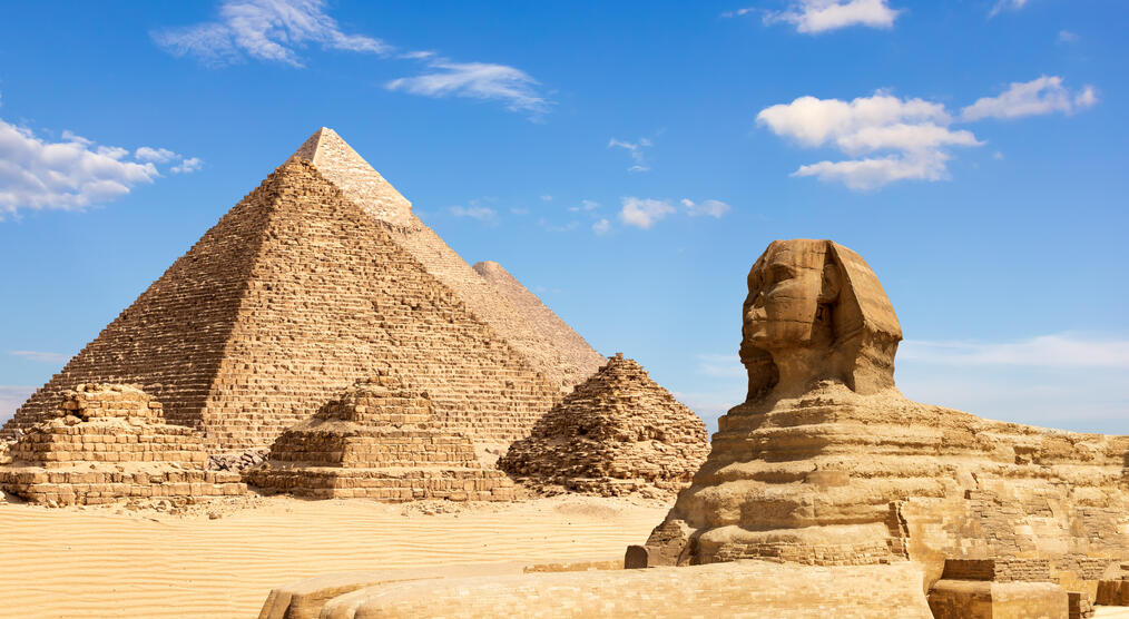 Blick auf die Sphinx während einer Ägypten Gruppenreise
