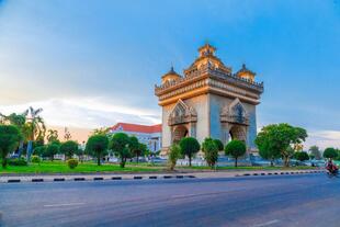Patuxai in Vientiane