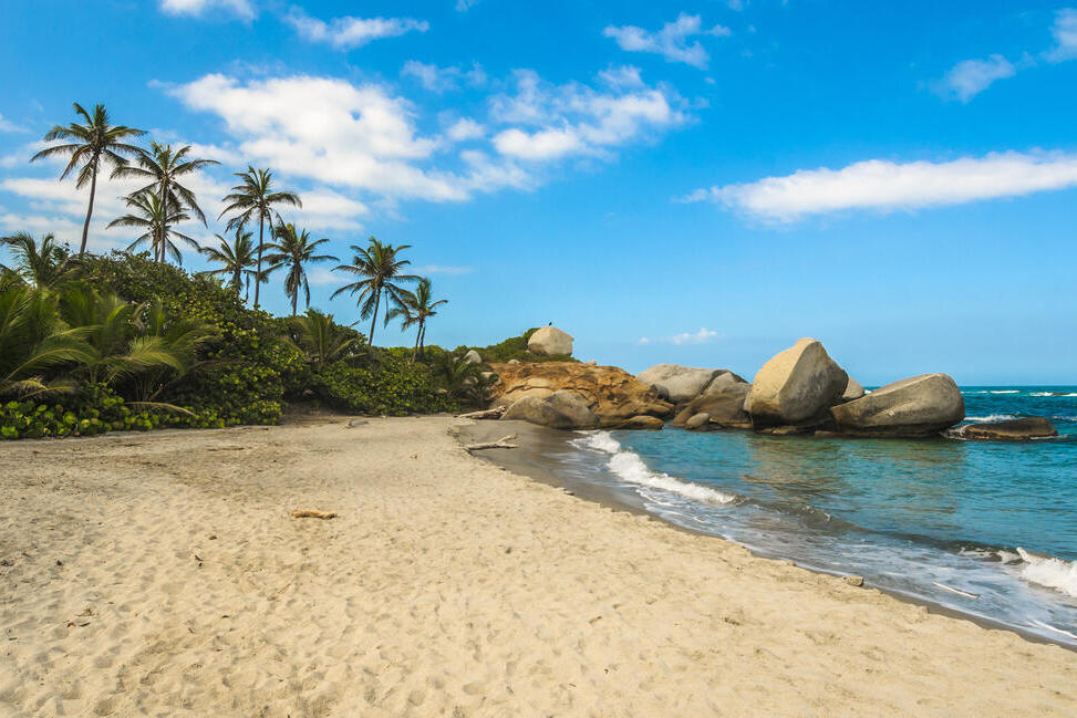 Strand im Tayrona Nationalpark