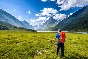 Wanderung im Altai Gebirge
