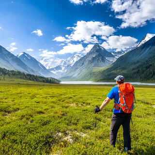 Wanderung im Altai Gebirge