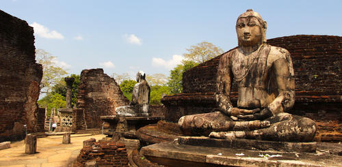 Statue in Polonnaruwa