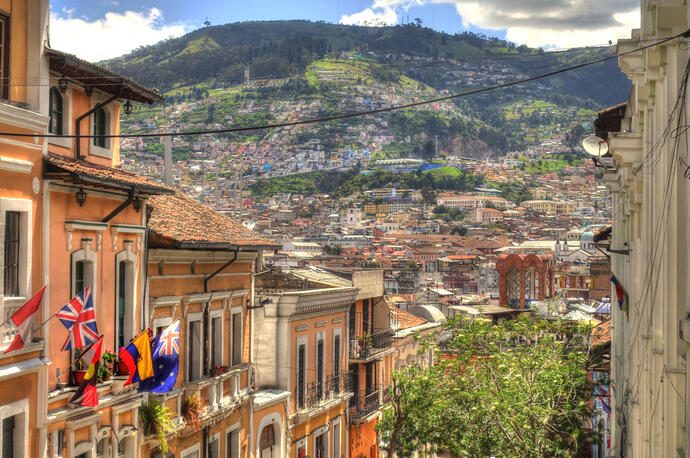 Gassen von Quito