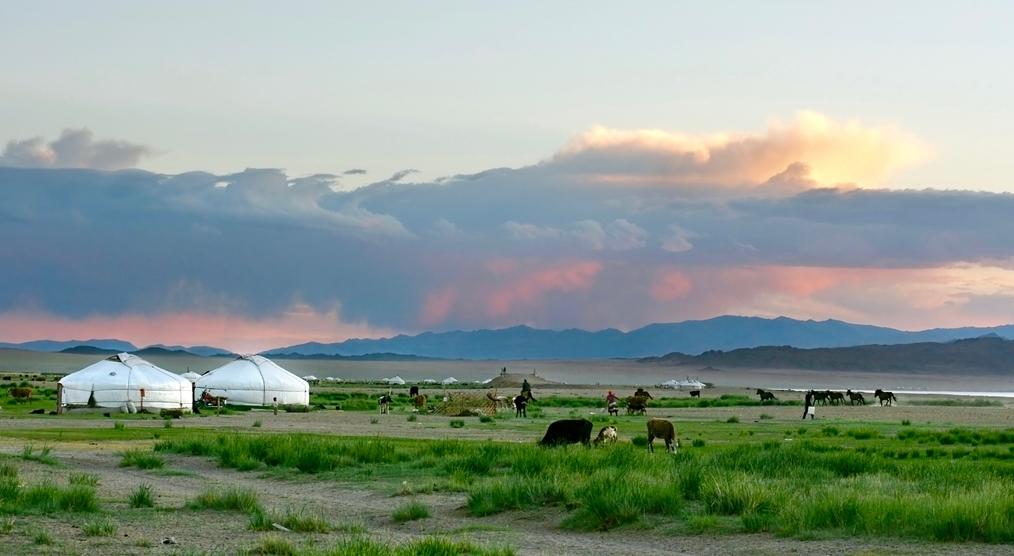 Landschaft in der Mongolei