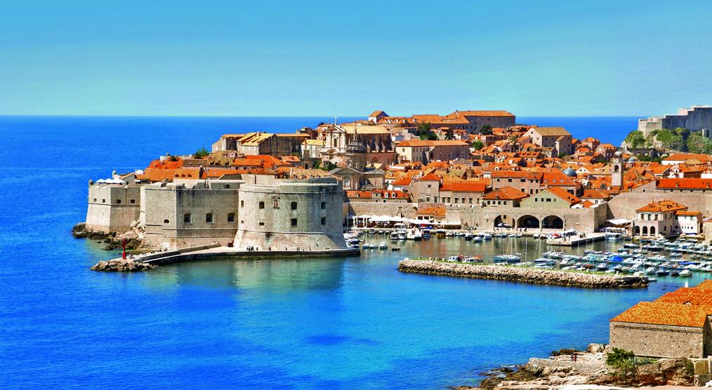 Panorama der Dubrovnik Altstadt
