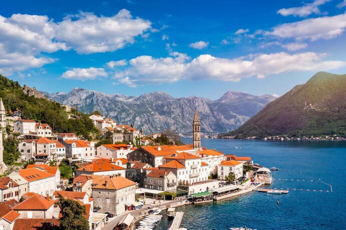 Bucht von Kotor bei einer Montenegro Reise
