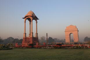 Das berühmte India Gate in Delhi