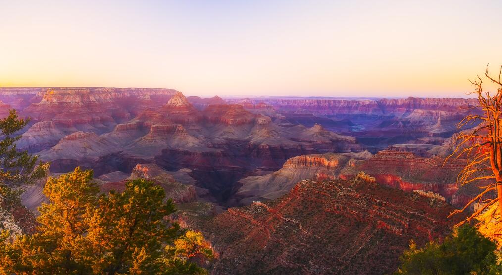 Sonnenuntergang am Grand Canyon USA