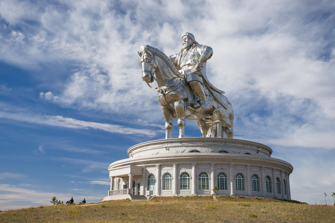 Dschingis Khan Statue in Ulaanbaatar
