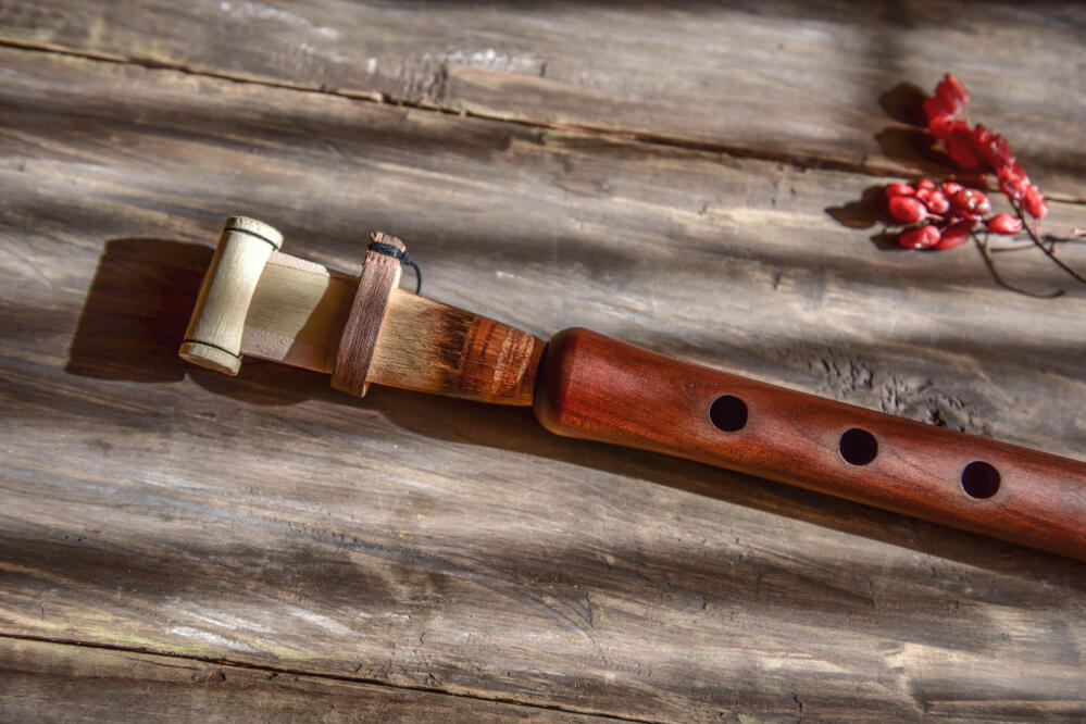 Traditionelles Holzblasinstrument: Duduk 