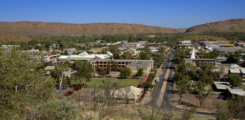 Blick auf Alice Springs 