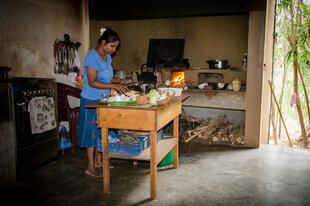 Kochen in der Ecolodge Tamarind Gardens, Digana