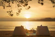 Sonnenuntergang im Gaya Island Resort 