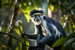 Colobus Affe