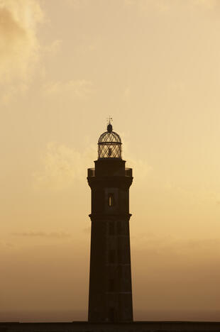 Leuchtturm in Ponta dos Capelinhos