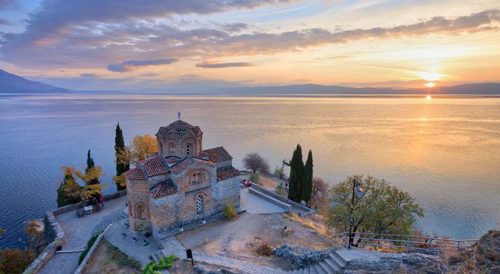 Kirche des heiligen Johann von Kaneo am Ohrid-See, Mazedonien, SKR Reisen