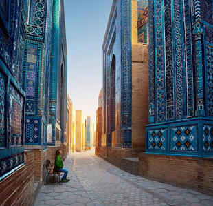 Shah-i-Zinda Komplex in Samarkand