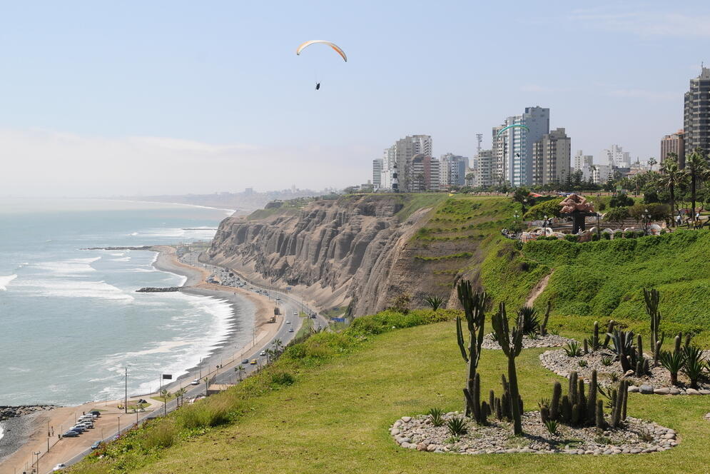 Blick auf Miraflores