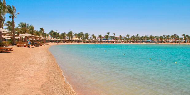 Goldener Strand in Hurghada