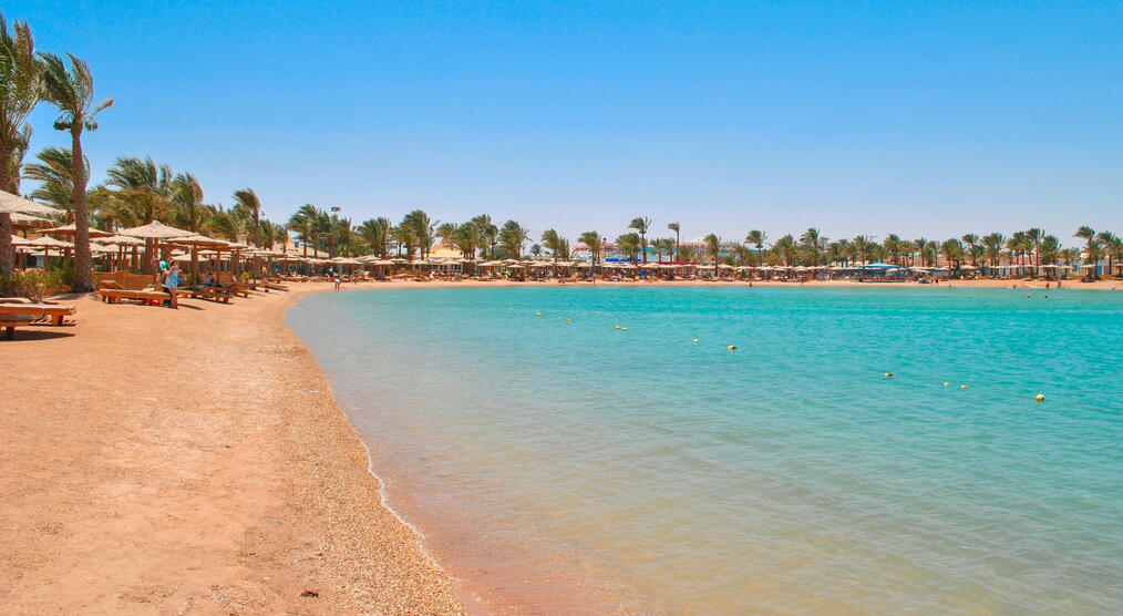 Goldener Strand in Hurghada