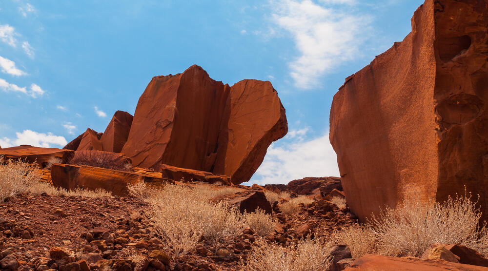 Sandsteinformation in Twyfelfontein