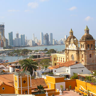 Blick auf die Altstadt von Cartagena