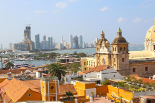 Blick auf die Altstadt von Cartagena