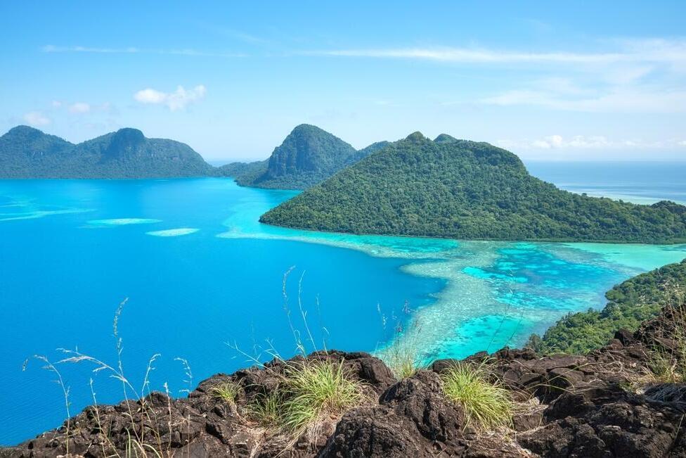 Ausblick auf Borneo