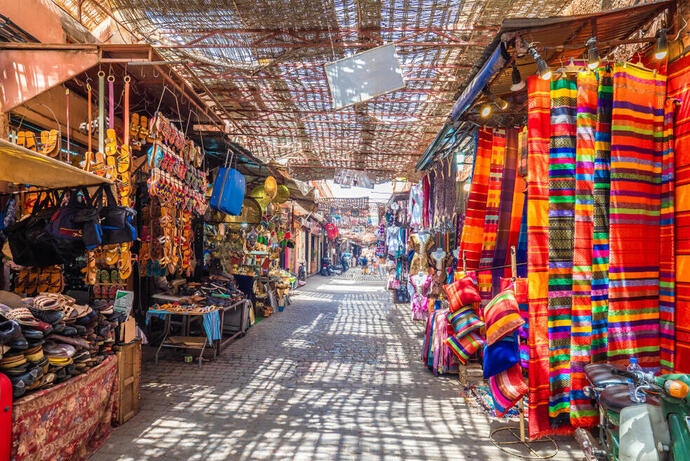 Souk in Marrakesch