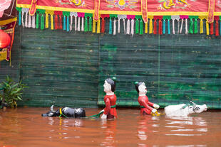 Traditionelles Wasserpuppentheater 