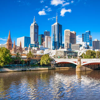Spaziergang am Yarra River 