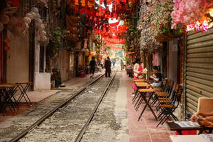 Train Street in Hanoi