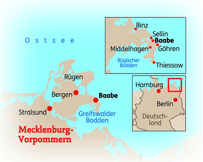 8 Tage Deutschland Rügen Reise Wandern im Süden Rügens 2023