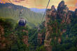 Seilbahn im Zhangjiajie Nationalpark