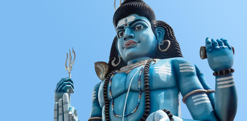 Statue der Göttin Shiva in Trincomalee
