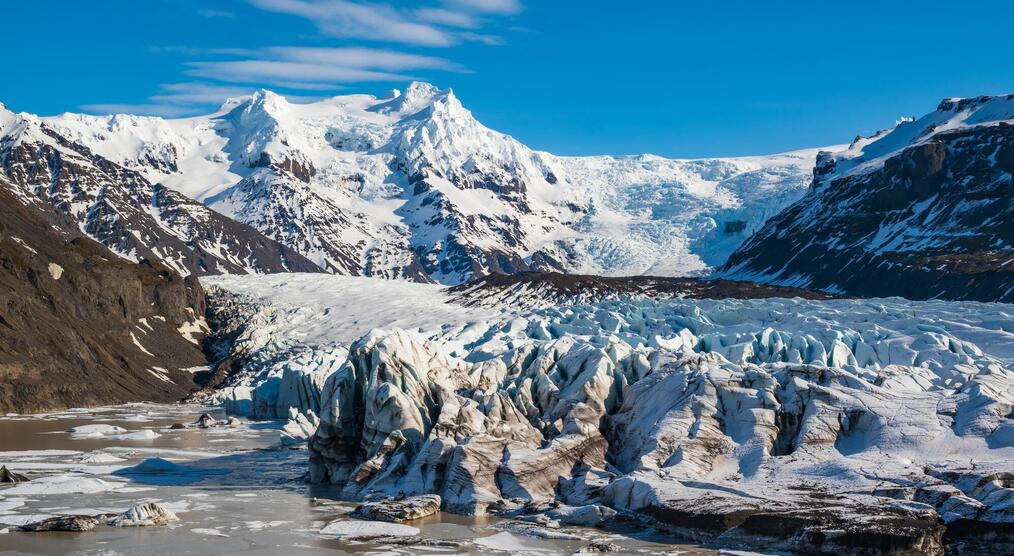 Svínafellsjökull Gletscher​