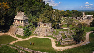 Antike Maya-Ruinen in Palenque
