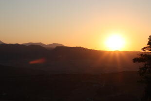 Sonnenuntergang in Ronda