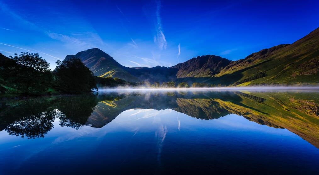 Nebel über Buttermere (See)
