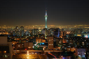 Teheran bei Nacht 