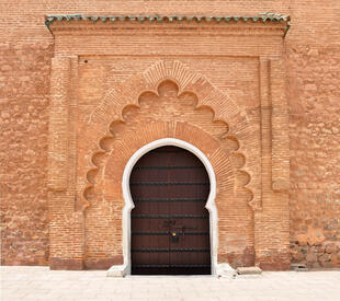 Tür zur Koutoubia Moschee