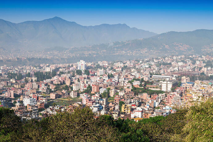 Panorama von Kathmandu