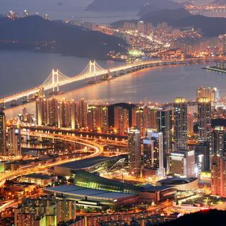 Suedkorea Busan Skyline