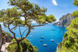 Blick von Capri aufs Meer