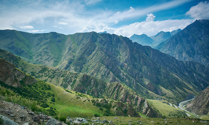 Gebirge bei Bischkek