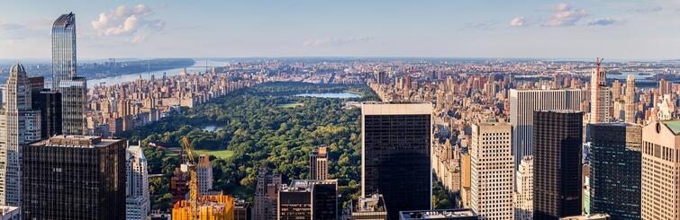 Panorama Manhattan mit Central Park